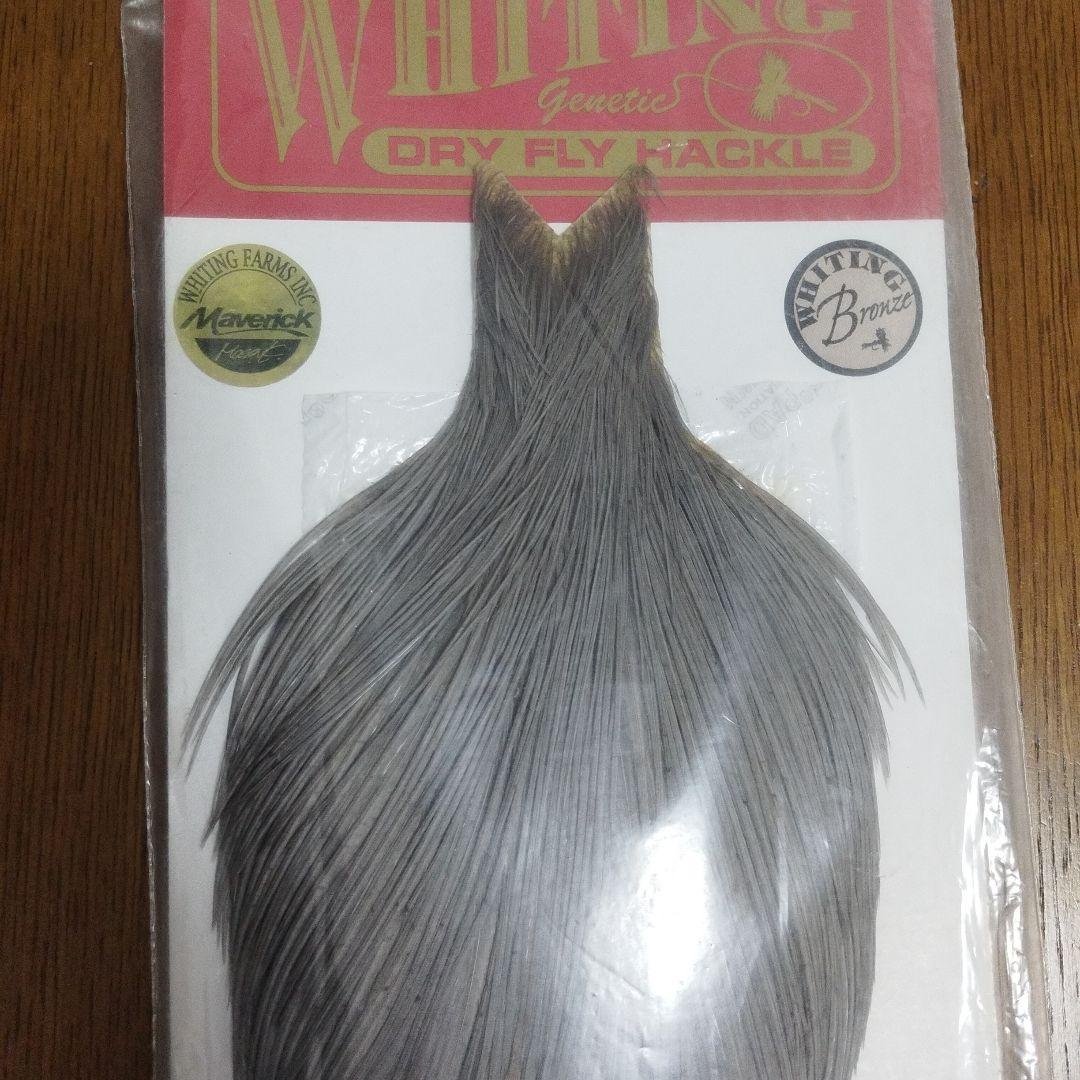ルアー・フライ Whiting Bronze Cape Medium dyed Dun