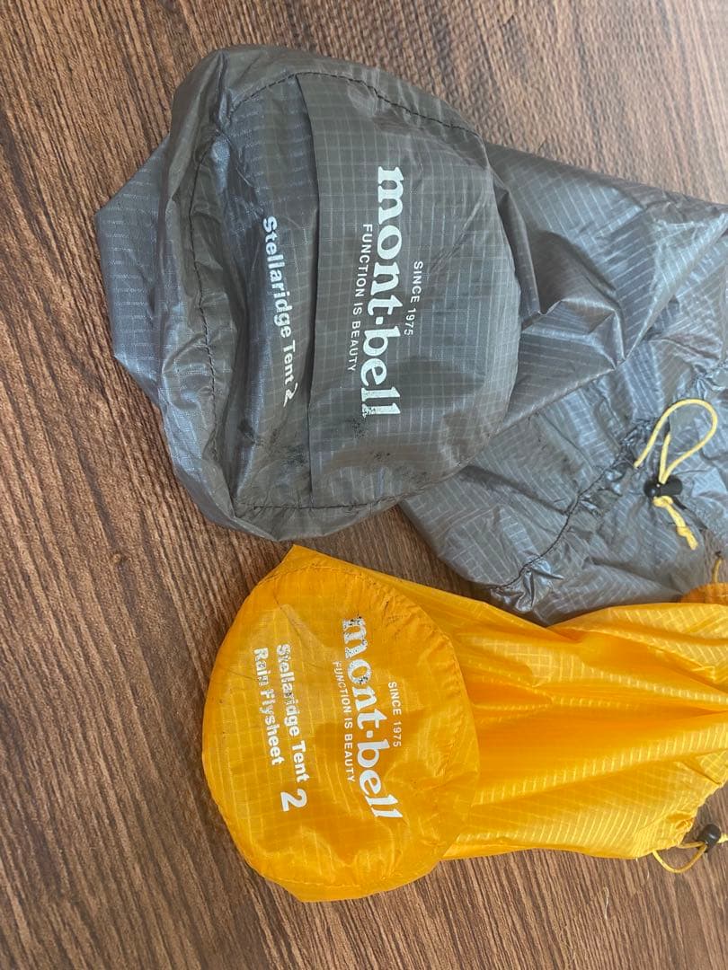 モンベルstellaridge tent2 本体　レインフライ