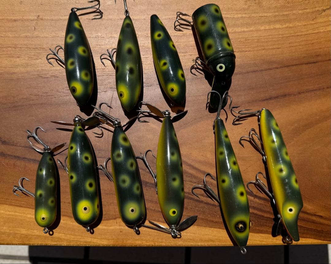 Heddon ヘドン　フロッグカラー　セット売り