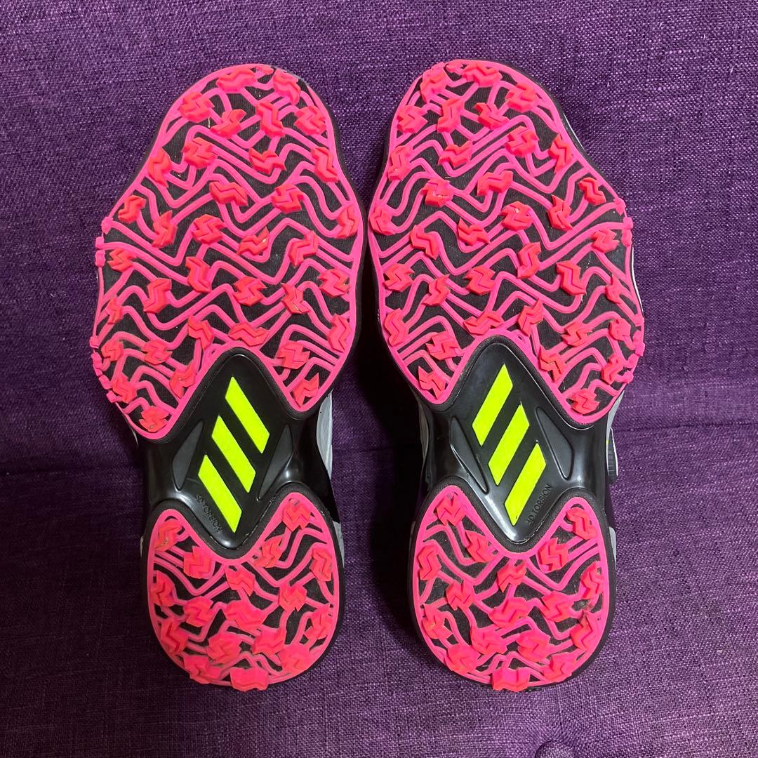 ゴルフシューズ adidas コードカオス25 ホワ✖️グリーン 25センチ