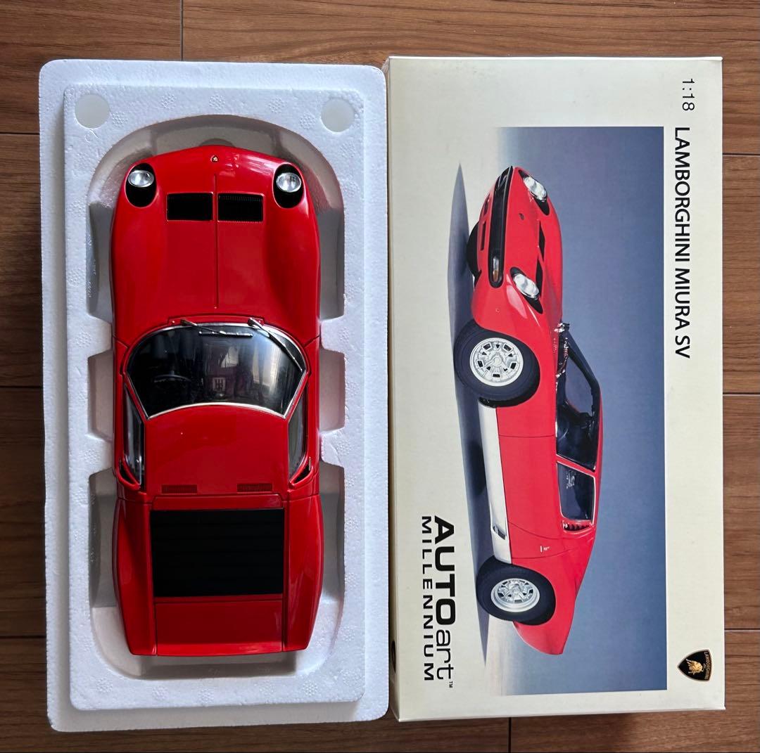 AUTOart Lamborghini Miura SV 1:18 赤