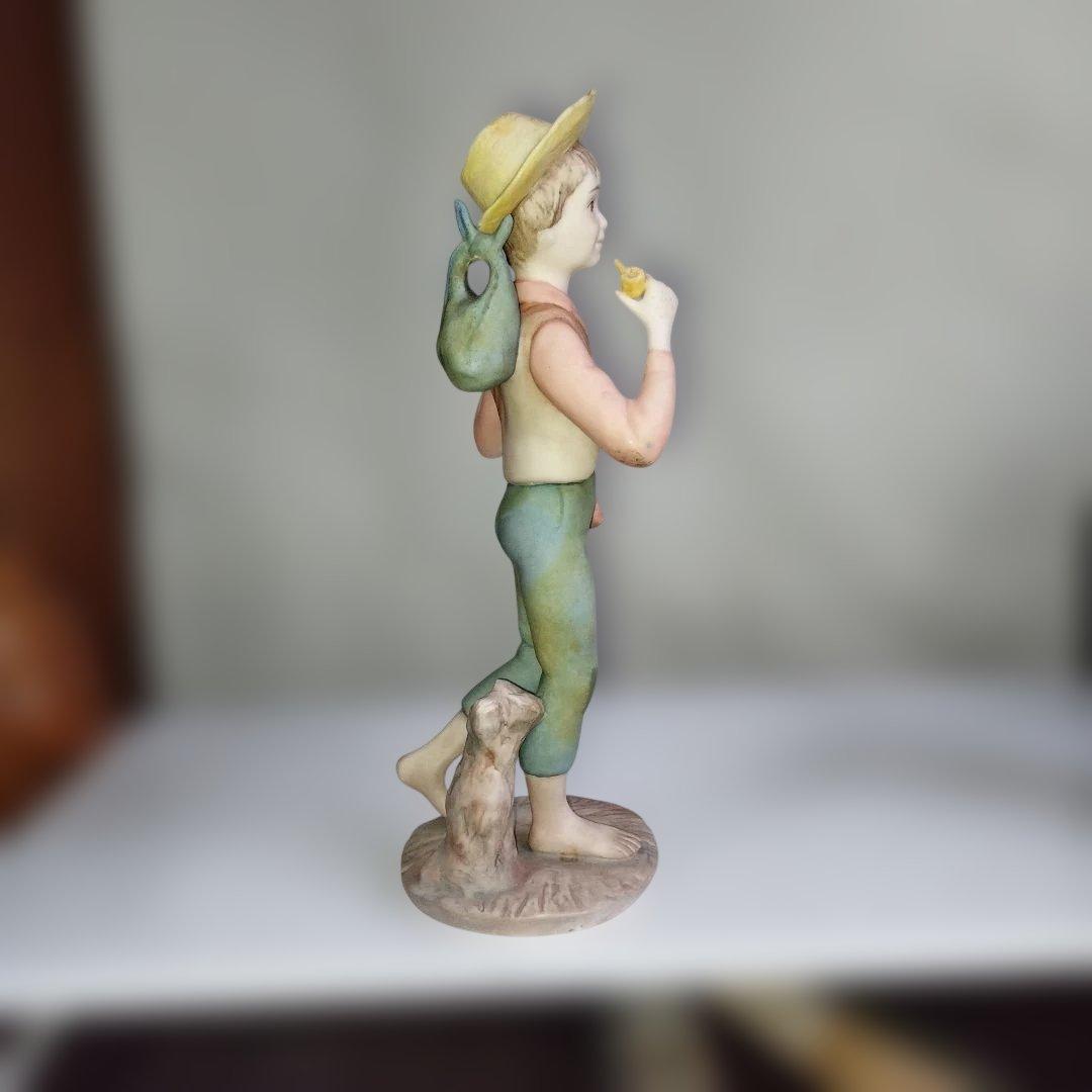 陶器製少年像 約25cm