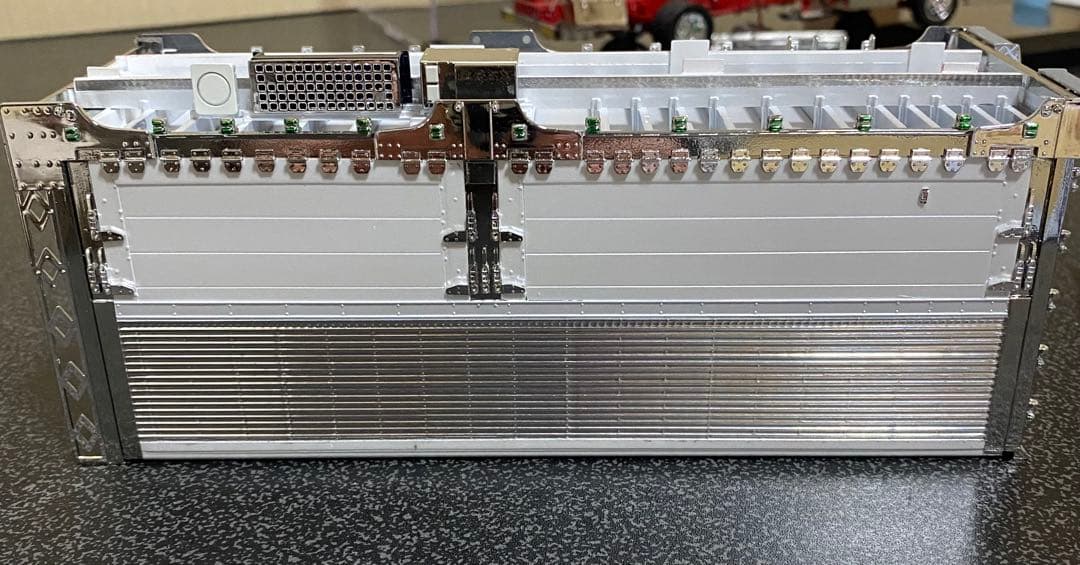 デコトラプラモデル。4t用フレーム幅アオシマ製造りボディ