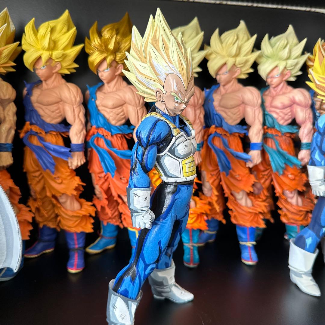 ドラゴンボール 一番くじ SMSP ベジータ リペイント 二次元