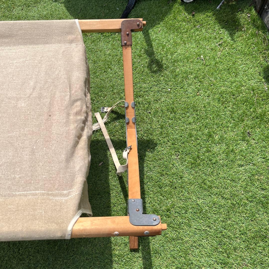 ヴィンテージ軍折りたたみコット