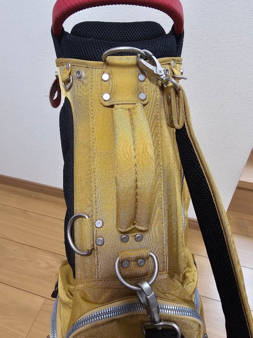 オノフ　スタンドキャディーバック　マスタード　６分割