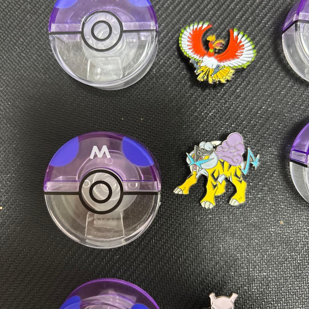 当時物、超レアポケットモンスターボールバッチ　全7種