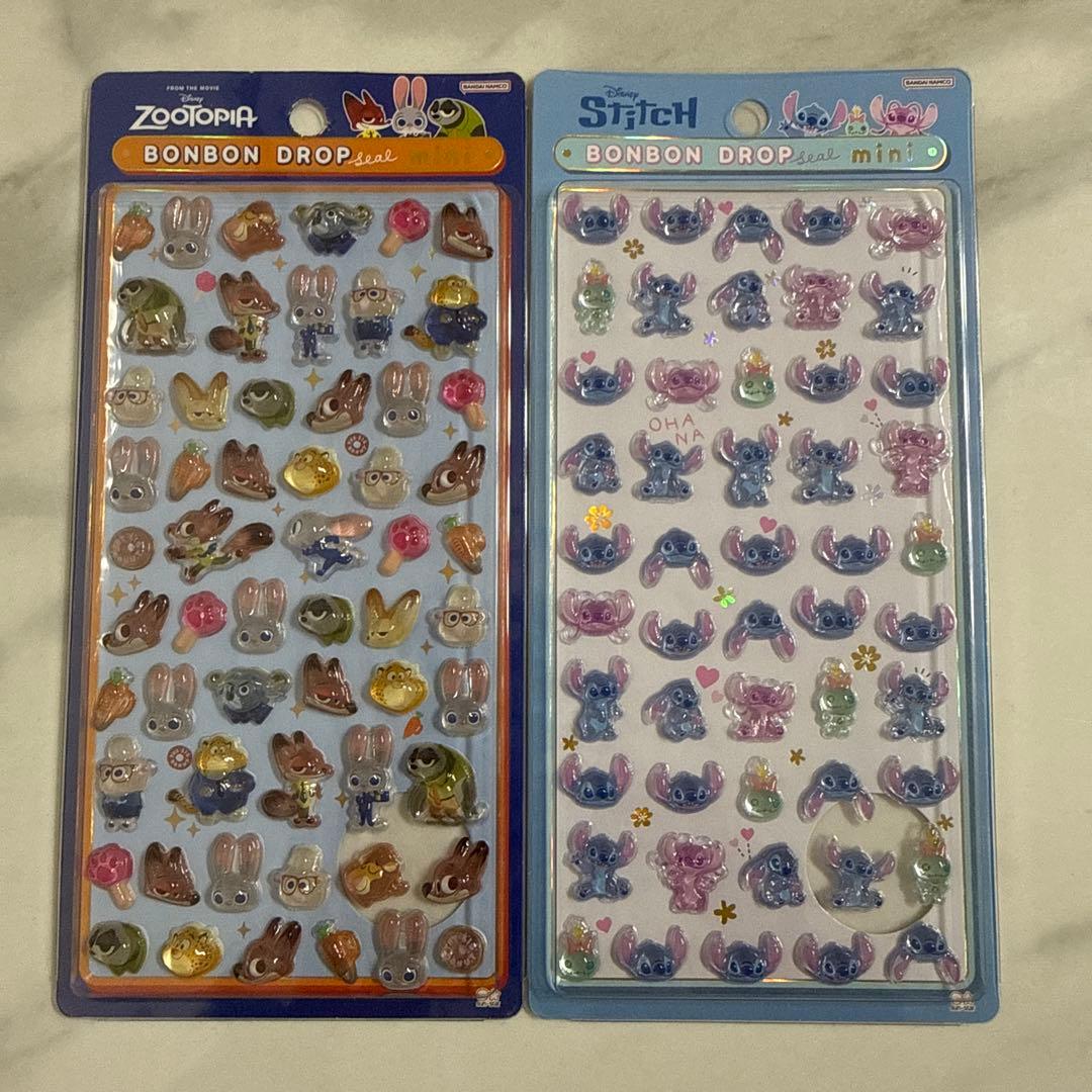 【正規品】ボンボンドロップシール　ミニ　コンプリートセット　サンリオ　ディズニー