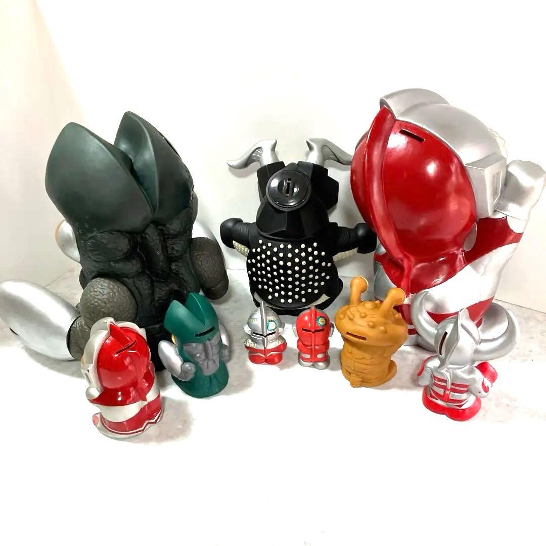 ウルトラマン怪獣貯金箱　まとめ売り　9体