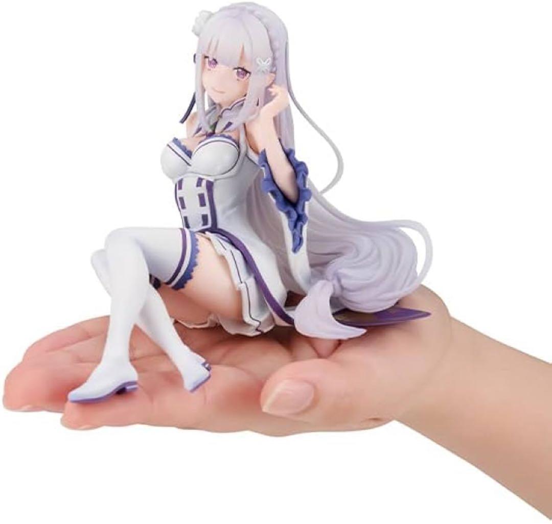 Re:ゼロ てのひらレム エミリア フィギュア 2体セット