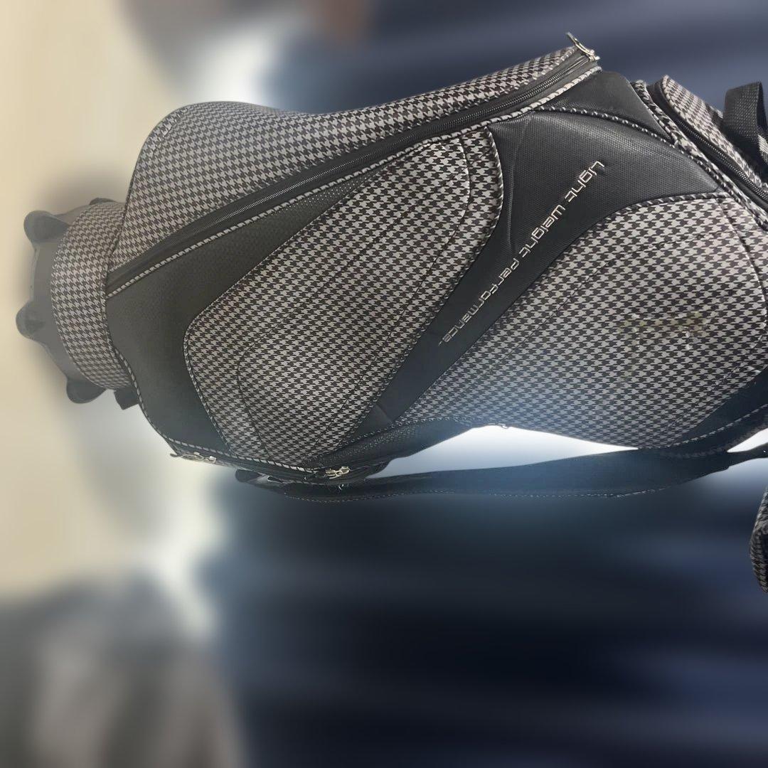 Mizuno チェック柄キャディバッグ