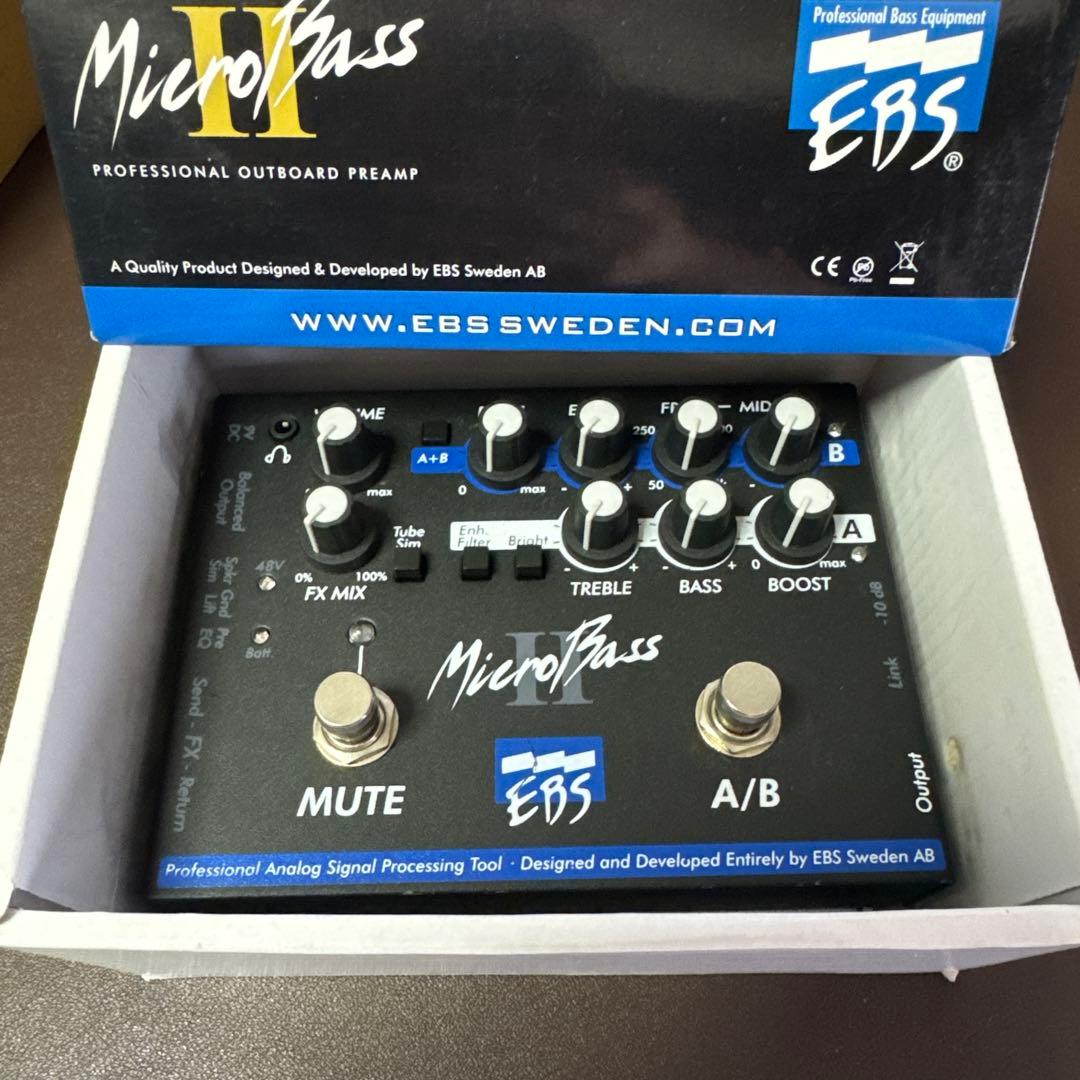 EBS MicroBass II ベースプリアンプ