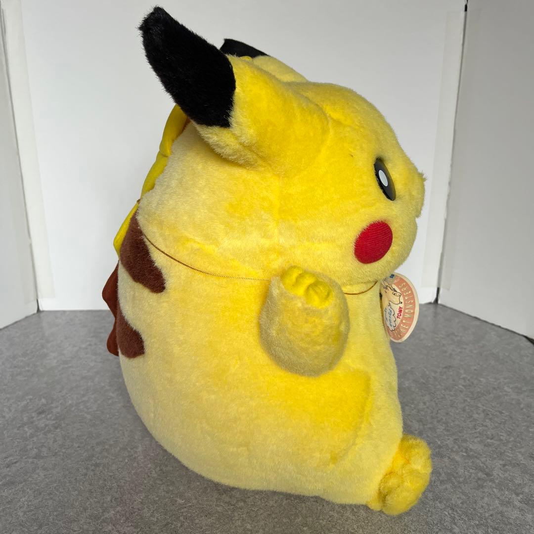 平成レトロ ポケモン トミー NEW ピカチュウ 1/1 ぬいぐるみ