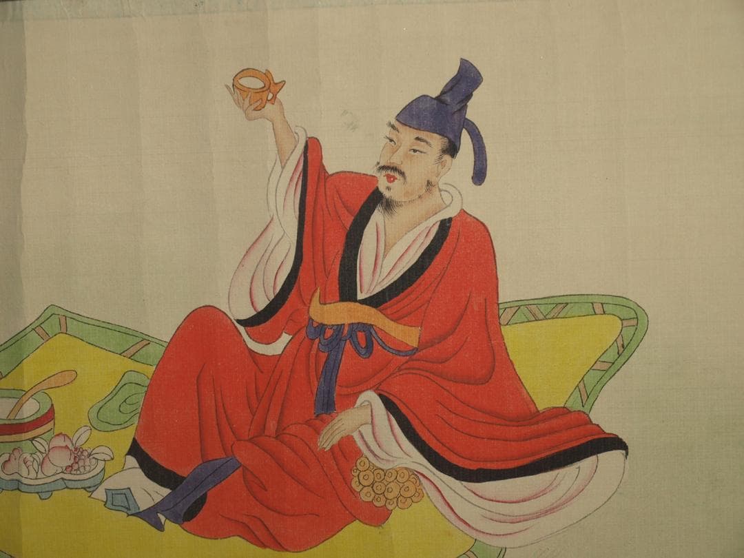 骨董市仕入れ品　中国宋時代の掛軸　激安骨董品　肉筆保証 BD444A8-2