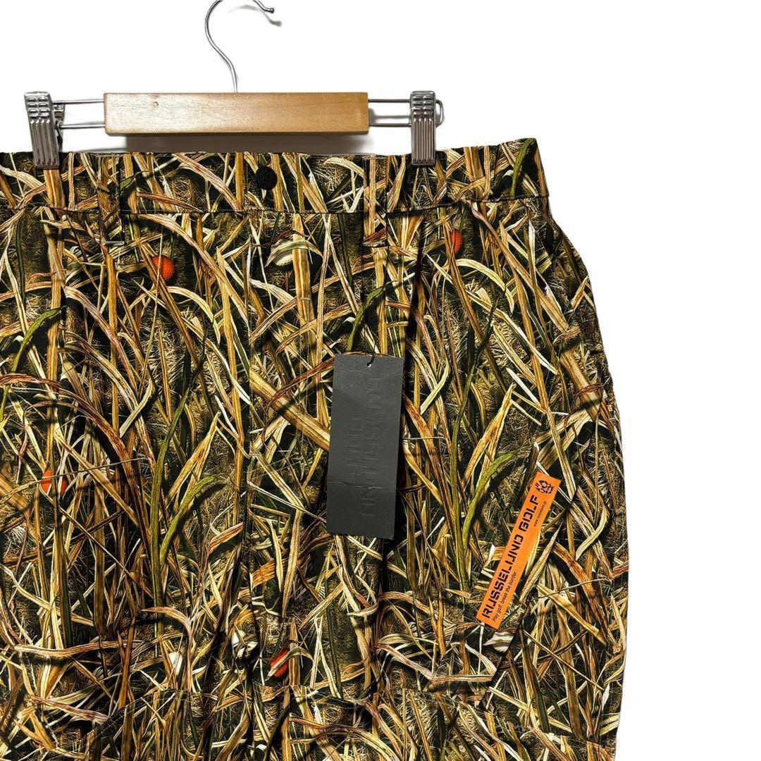 新品 ラッセルノ ゴルフ ジョガー ロングパンツ カモ 迷彩 XL 6