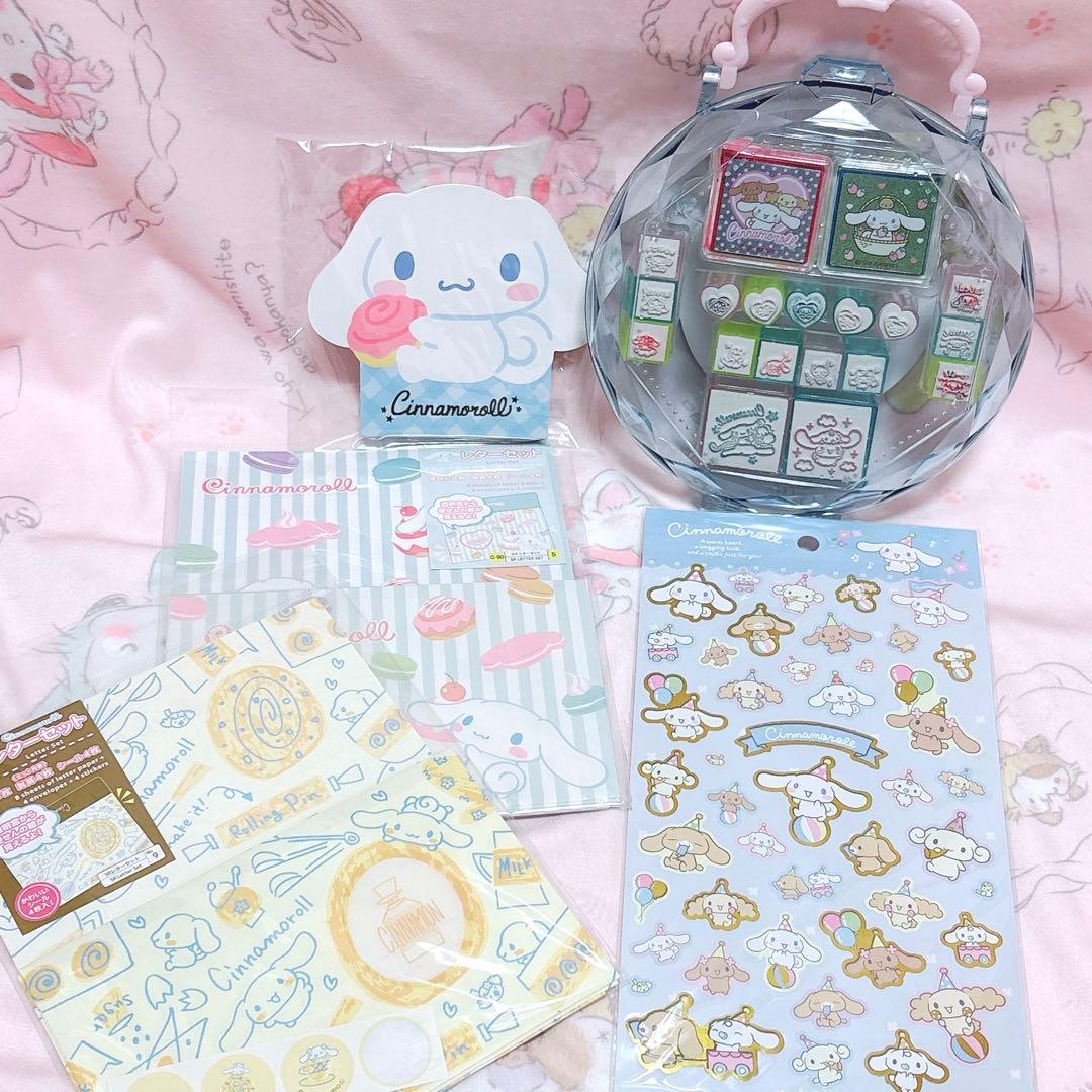 シナモロール シナモン ぬいぐるみ マスコット シール スタンプ等 まとめ売り
