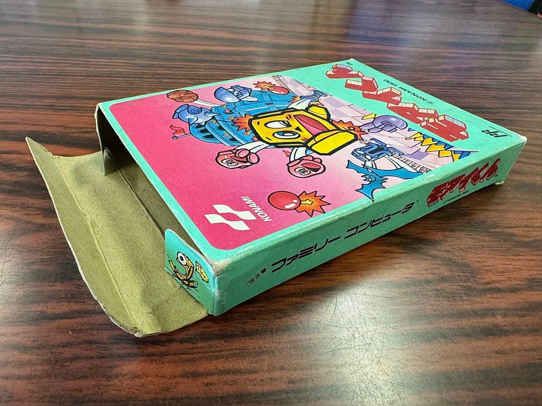 モアイくん 箱 説明書 ハガキ付き ファミコン FCコナミ KONAMI レア