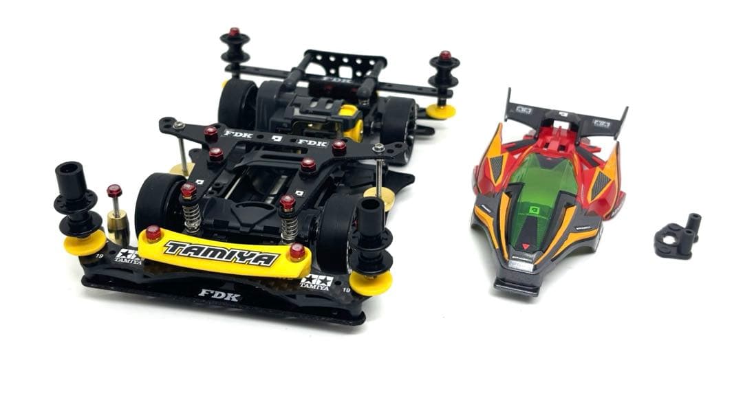 ミニ四駆完成品◎タミヤ　レイスピアー　カスタム　ストッククラス　B-MAXにも