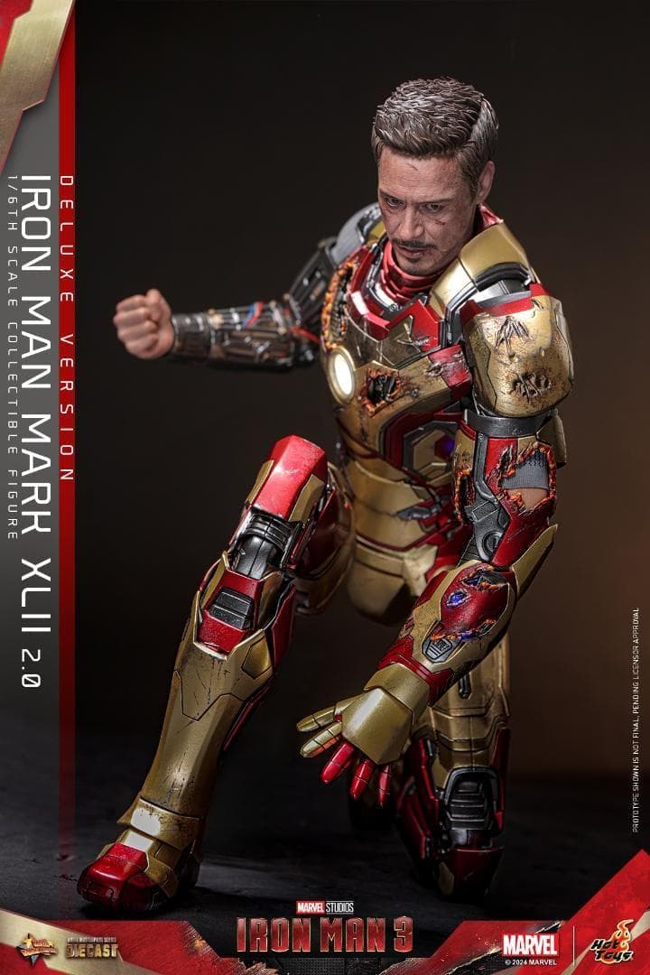 ホットトイズ 1/6 アイアンマン3 マーク42 DX版 MMS759D66