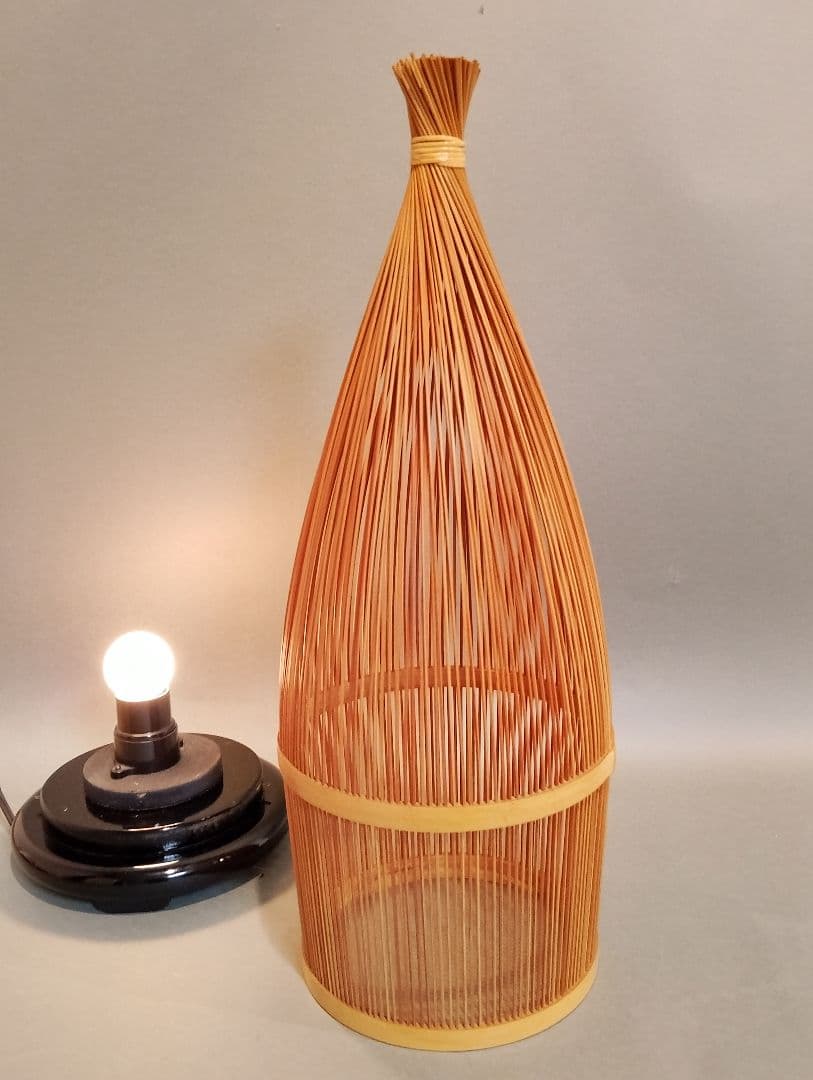 竹千筋細工 行灯 羽衣（和風照明）