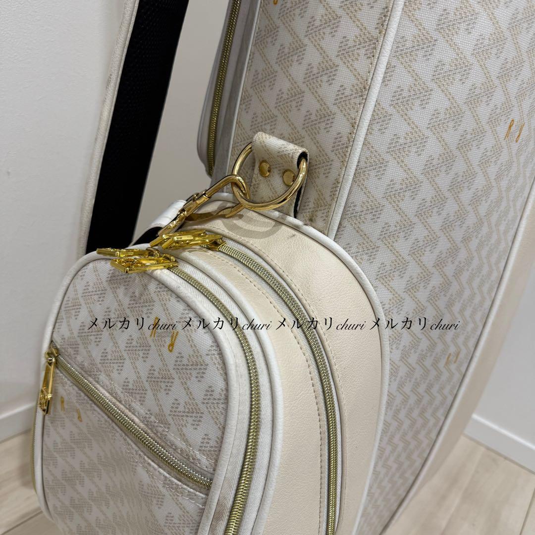 希少完売品【レザレクション】ラリーナ キャディバッグ サンドホワイトキャディー