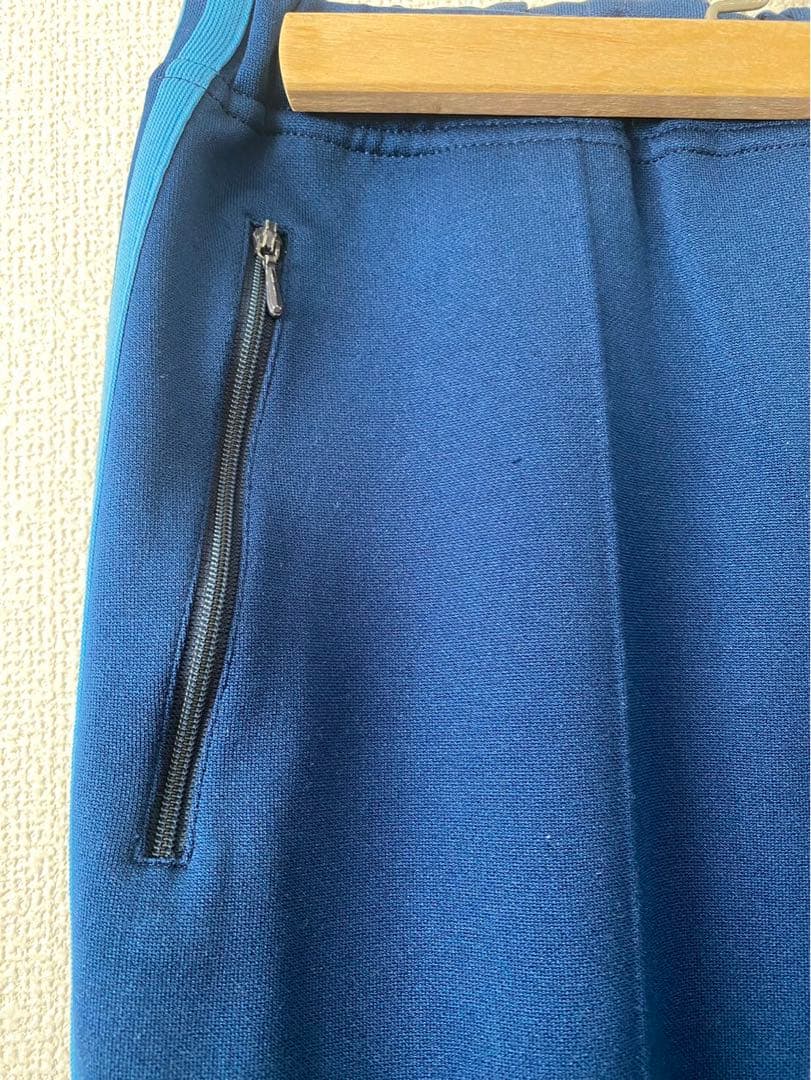 【adidas】70s 80s デサント製 紺 ネイビー セットアップ ズボン