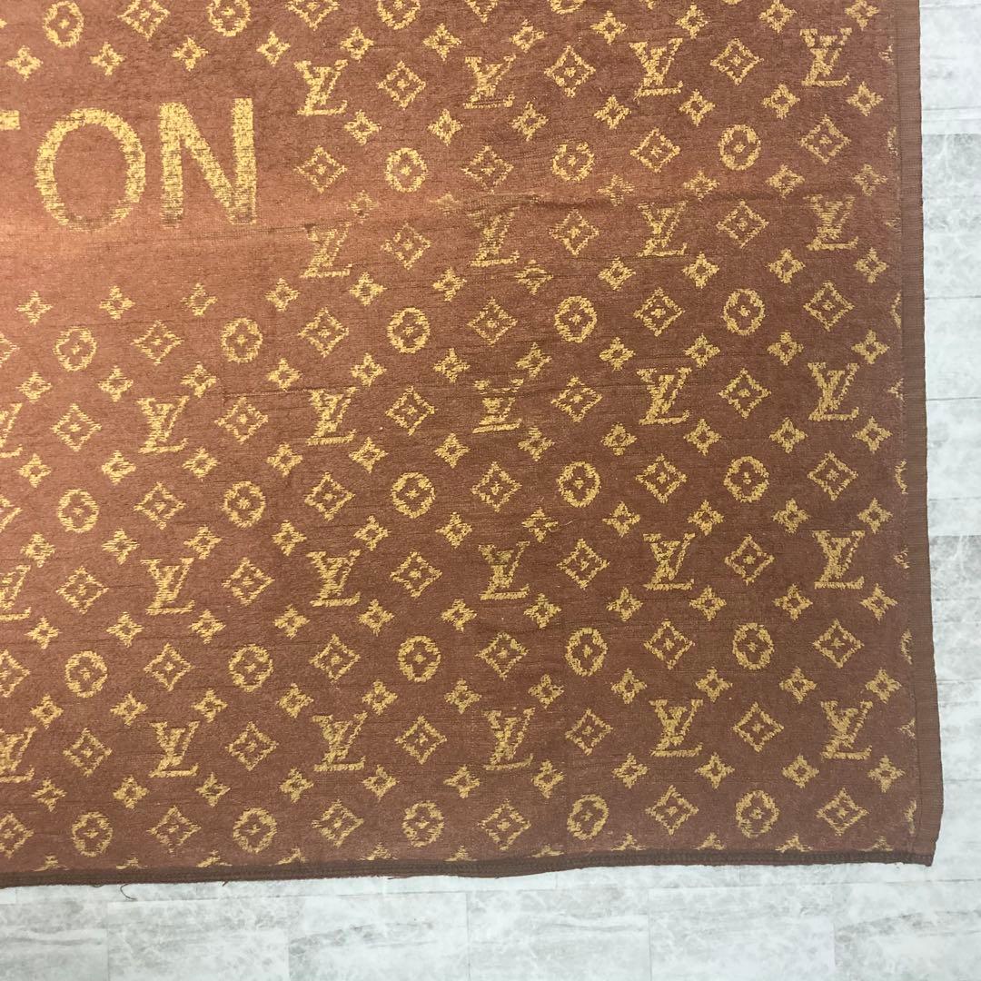ルイヴィトン　LOUIS VUITTON ビーチタオル　モノグラム　ブラウン
