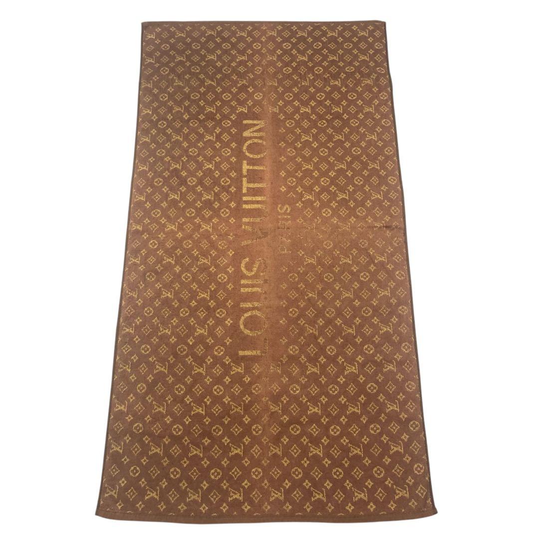 ルイヴィトン　LOUIS VUITTON ビーチタオル　モノグラム　ブラウン