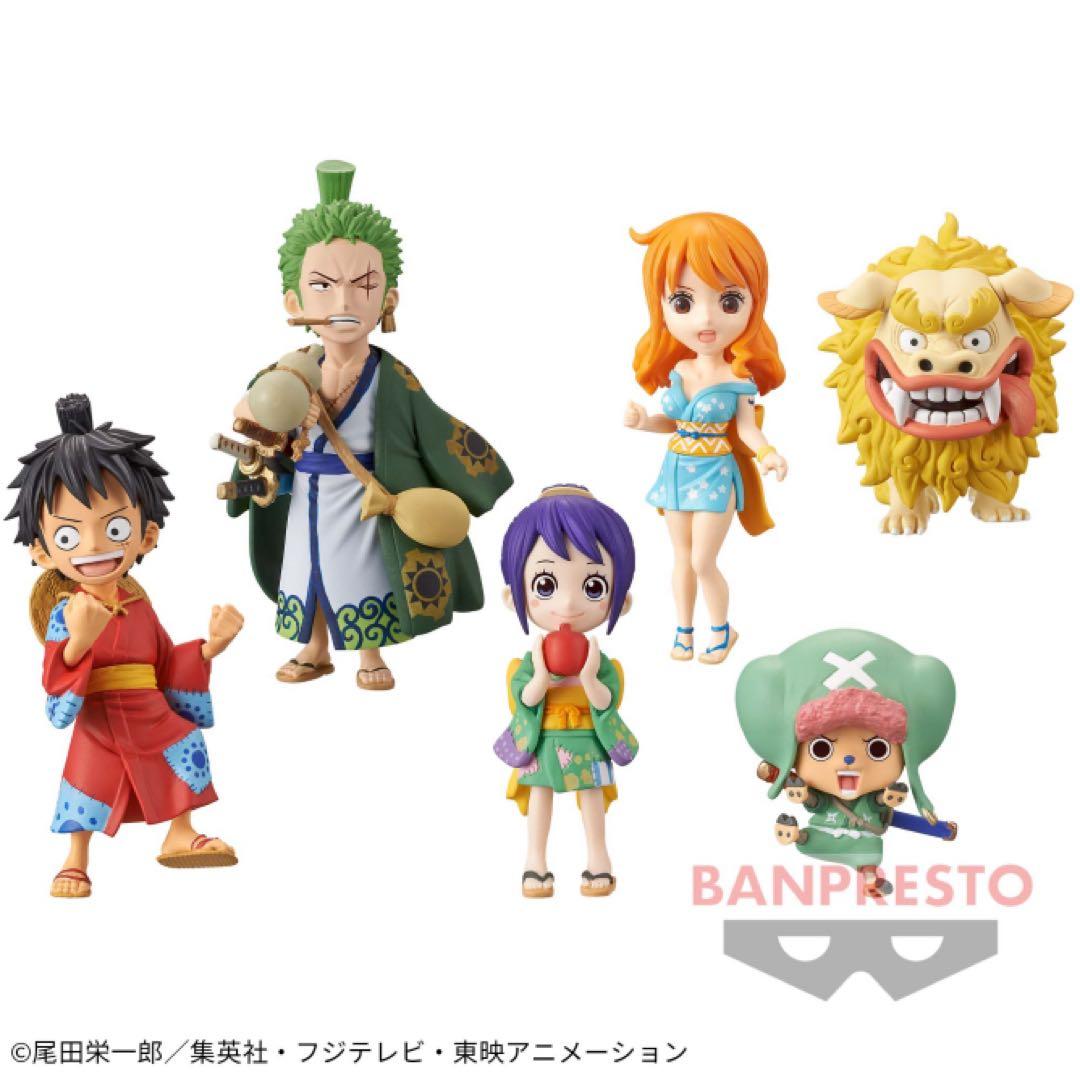ワールドコレクタブル ワノ国1〜8 回想1～3 全66種　コンプ