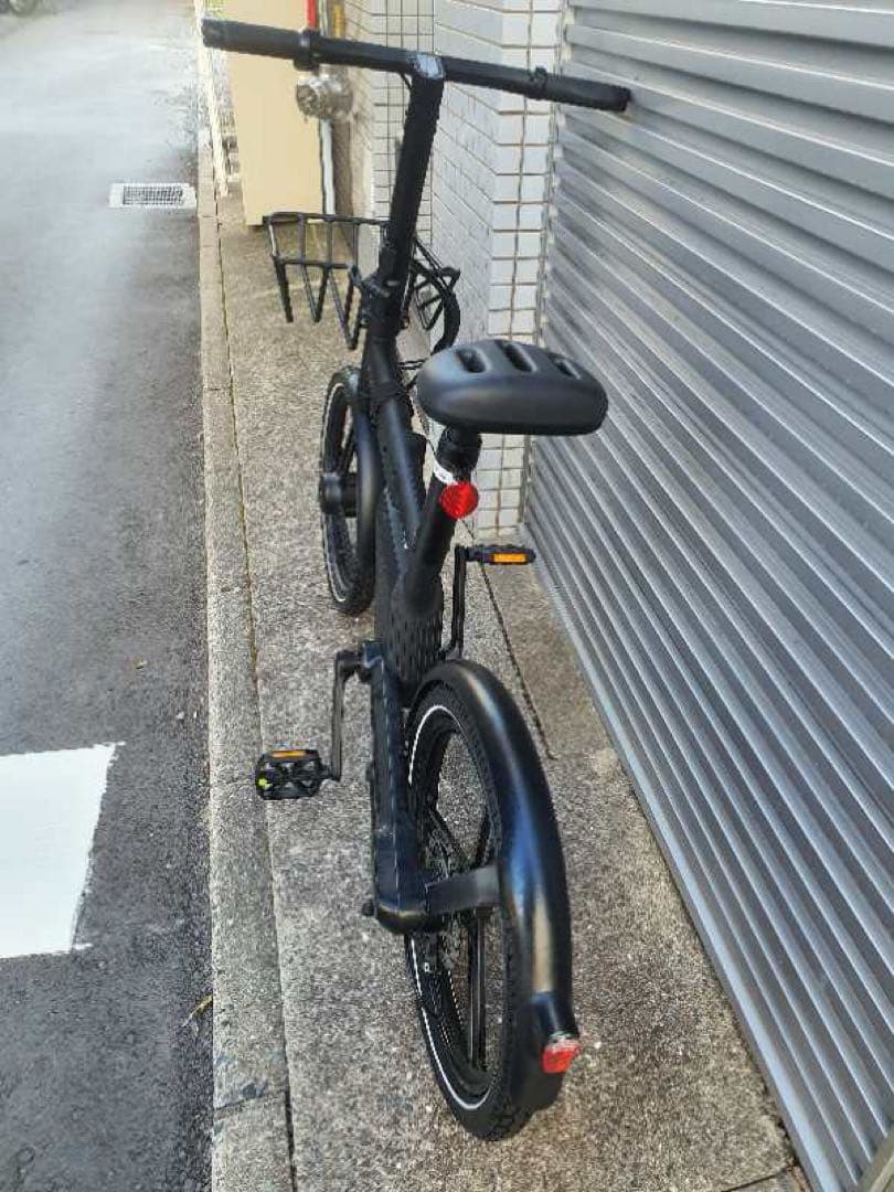 curohse ホンバイクストンプラス　黒　カゴ付き