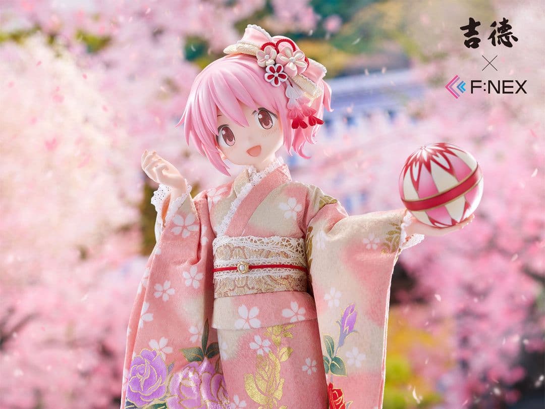 吉徳×F:NEX 鹿目まどか・暁美ほむらセット -日本人形- 1/4フィギュア