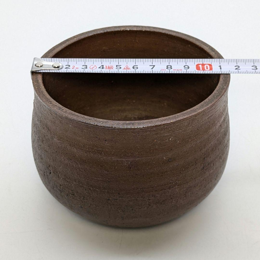初代藤田龍峰 備前焼 建水 合箱 抹茶道具 茶器 食器 容器 茶こぼし 在銘