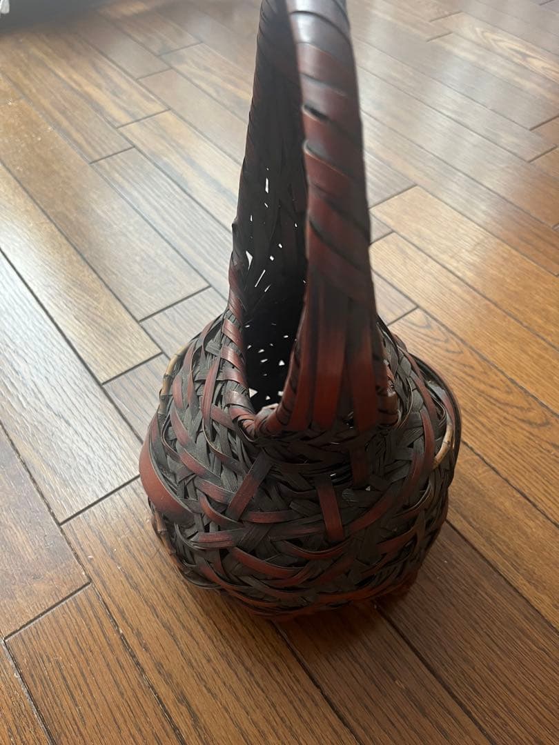 竹虎　花入　花籠　茶道具　茶道用具