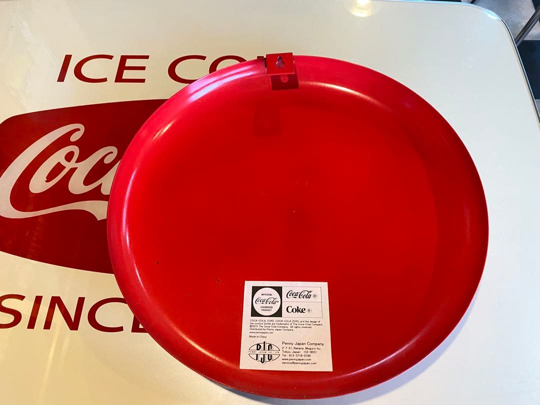 【希少】ビンテージ Coca-Cola コカコーラ ボタンサイン 琺瑯看板