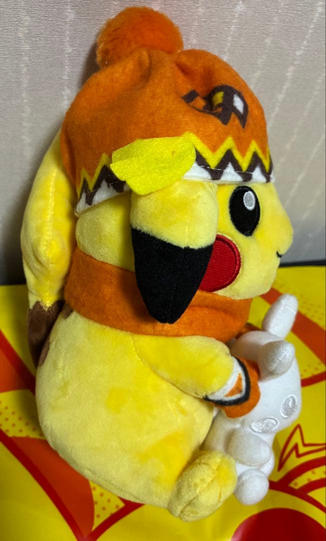 【タグなし】 ポケモンセンター サッポロ 雪まつりのピカチュウ　ぬいぐるみ