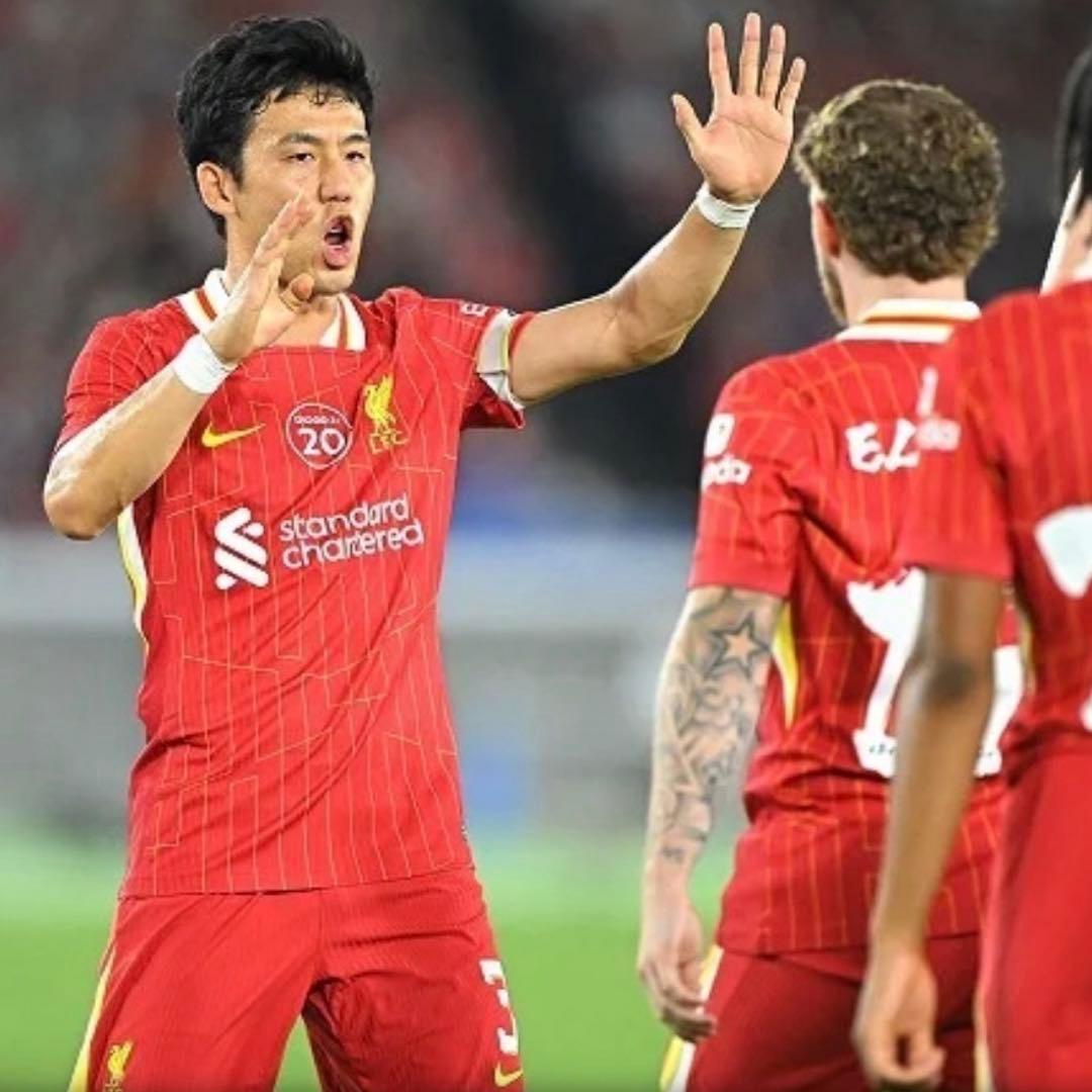 リバプール 2025日本ツアー 遠藤航 ユニフォーム 日本代表