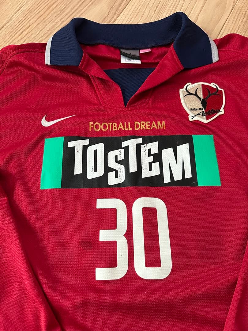 鹿島アントラーズ NIKE ACL 2002 支給品ユニフォーム 鈴木隆行