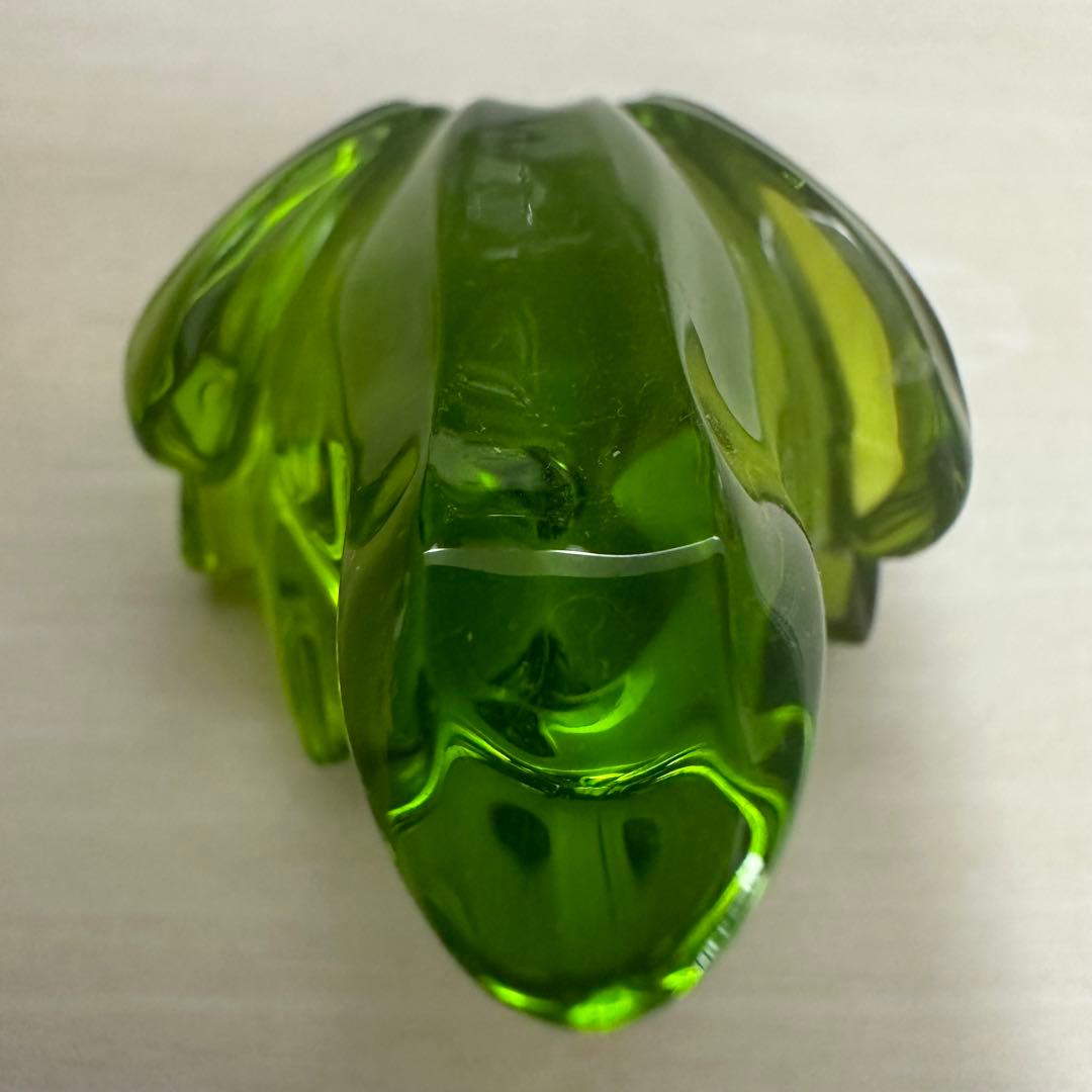 バカラ　緑カエル　超美品