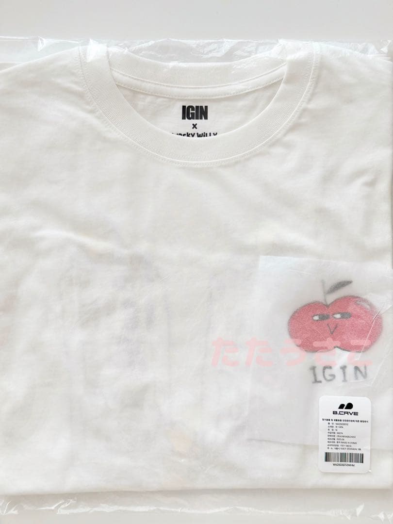 新品未使用 IGIN × WACKY WILLY コラボTシャツ JIN BTS