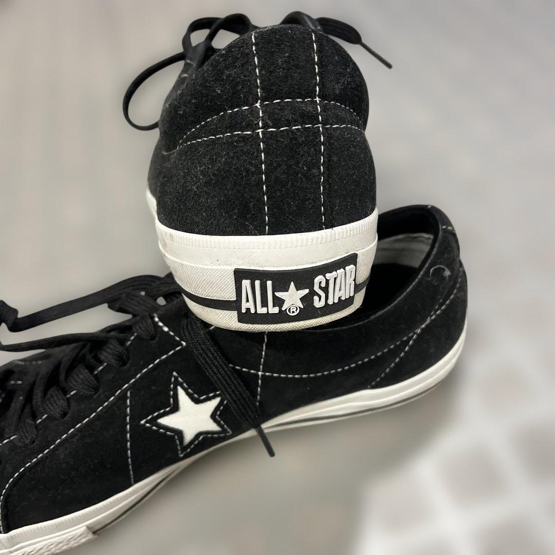 美品★26.5cm ONE STAR GF SUEDE コンバース