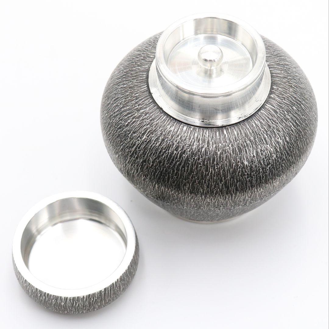錫製 茶器揃 急須 茶壷 茶合 茶托 本錫 煎茶道具　IL470　1FB6