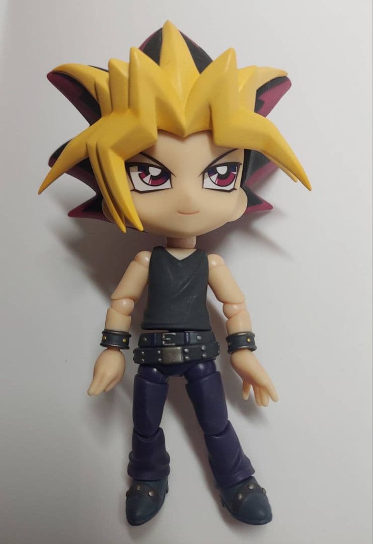Figma 闇遊戯 キューポッシュ 闇遊戯 ヴァルカン-ログ 武藤遊戯フィギュア
