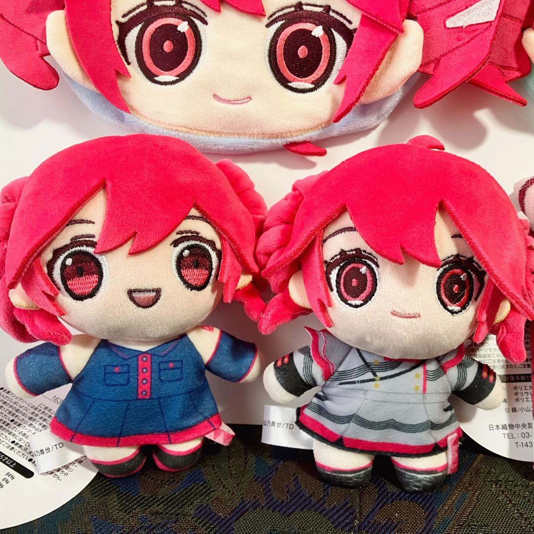 重音テト しまむら*マスコットチャーム 巾着袋 ハンカチ　全種セット*ぬいぐるみ