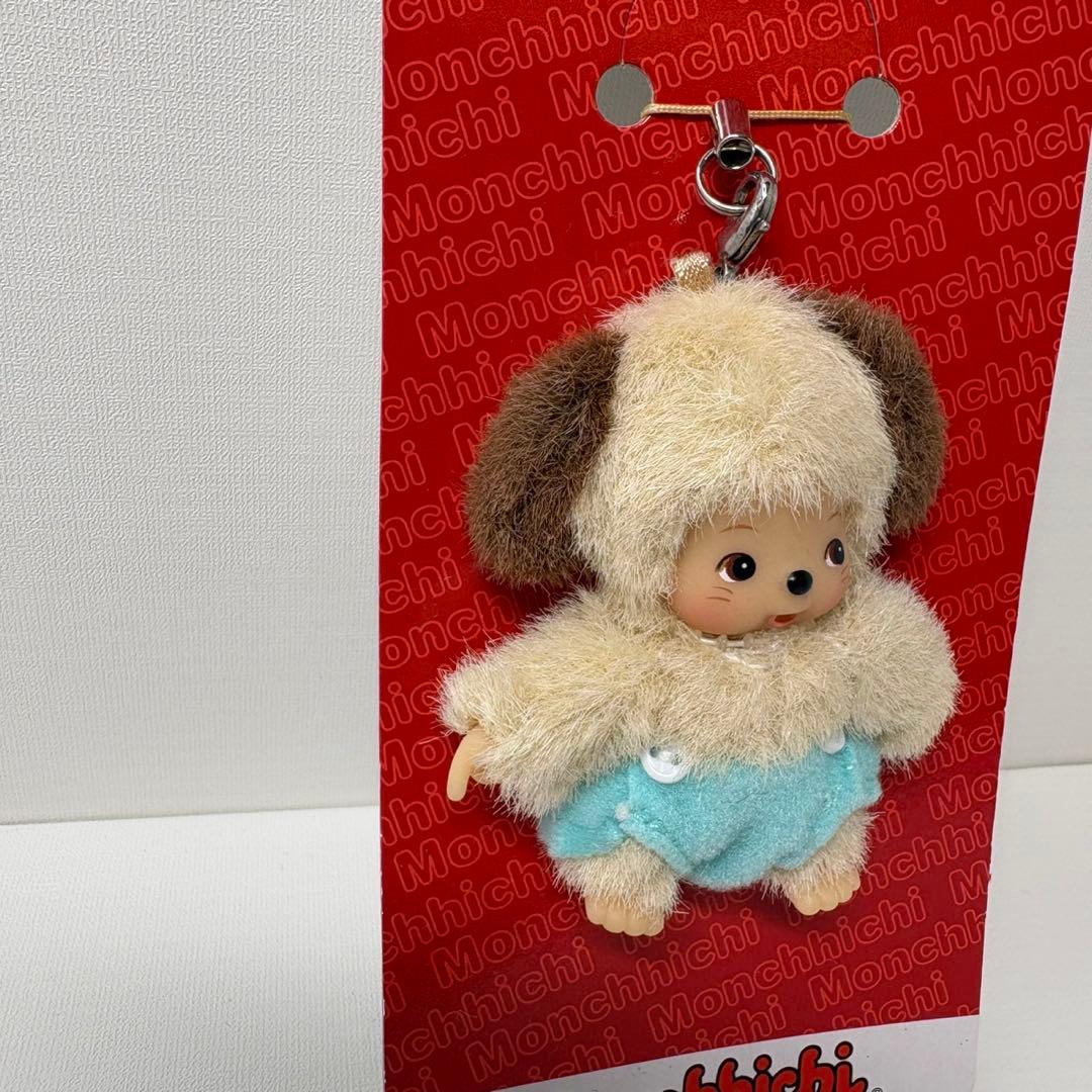 新品 EU限定 ベビチッチ イヌ キーホルダー monchhichi 2260