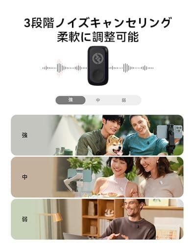 HOLLYLAND LARK A1 Mini Duo ピンマイク-ワイヤレスマA