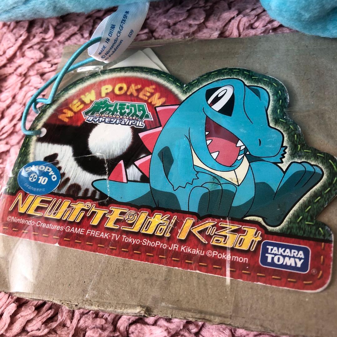 ポケットモンスター　NEWポケモン　ぬいぐるみ　ワニノコ