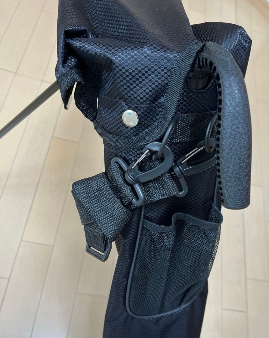 新品　軽量スタンド　ゴルフサブキャディバッグ　ブラック