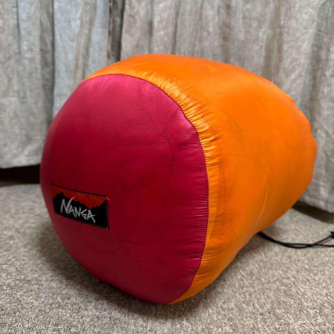 2人用 ナンガ(NANGA) ラバイマーバッグＷ４００ レッド 寝袋