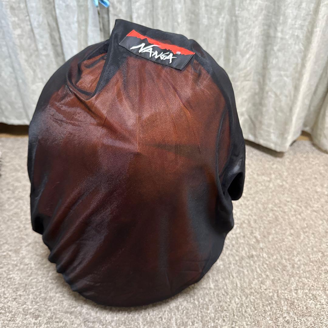2人用 ナンガ(NANGA) ラバイマーバッグＷ４００ レッド 寝袋