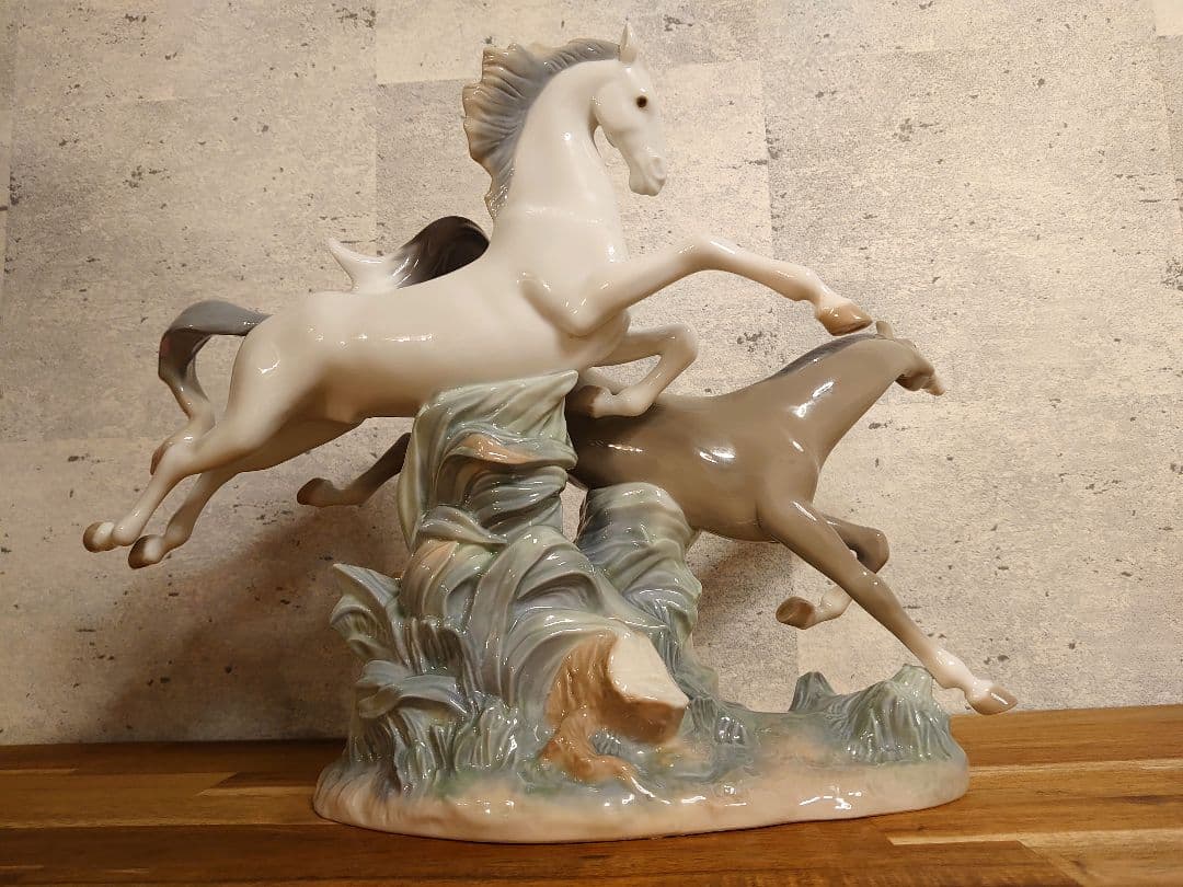 【極美品】【完売品】リヤドロ　駆ける馬　LLADRO